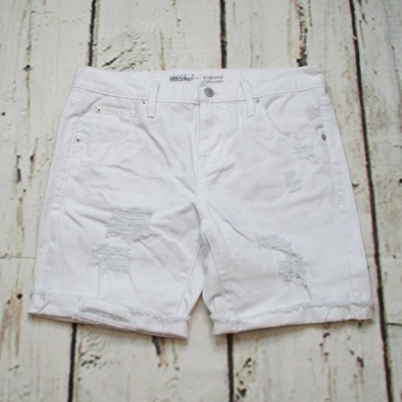 Mossimo Supply Co. Pants - Mossimo Destroyed Boyfriend Bermuda Jean Shorts